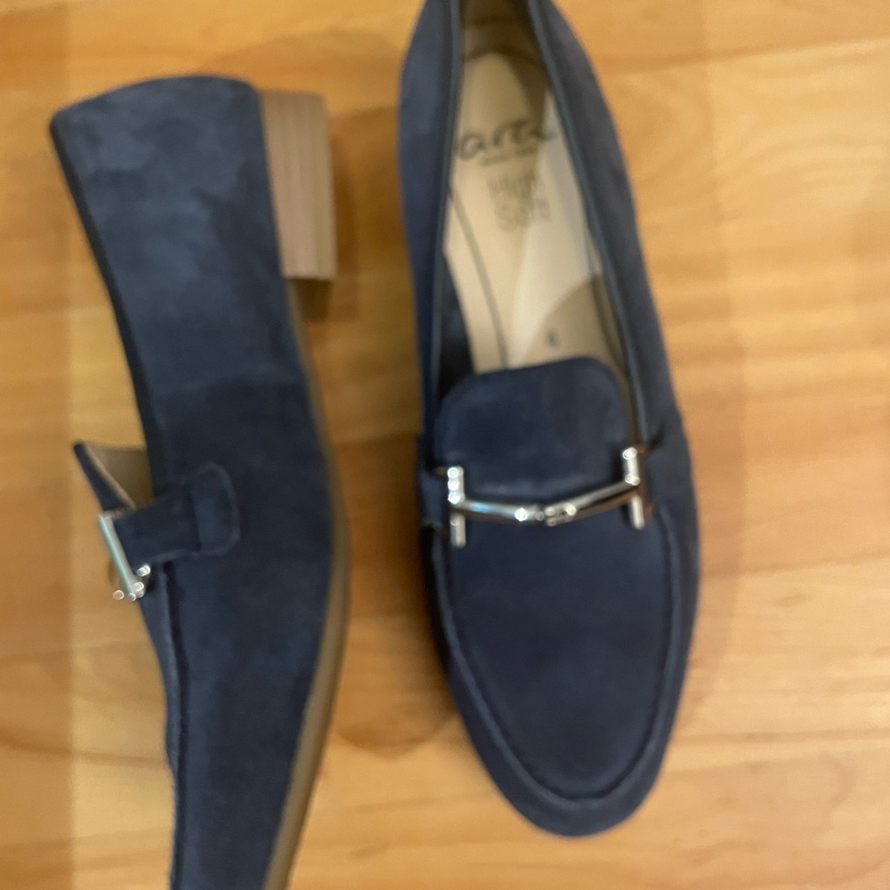 Ara Blue Loafers - Picture 2 of 6